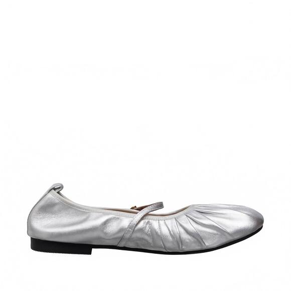 NEW ANTELOPE women's mila mary jane flats in silver - Picture 4 of 5
